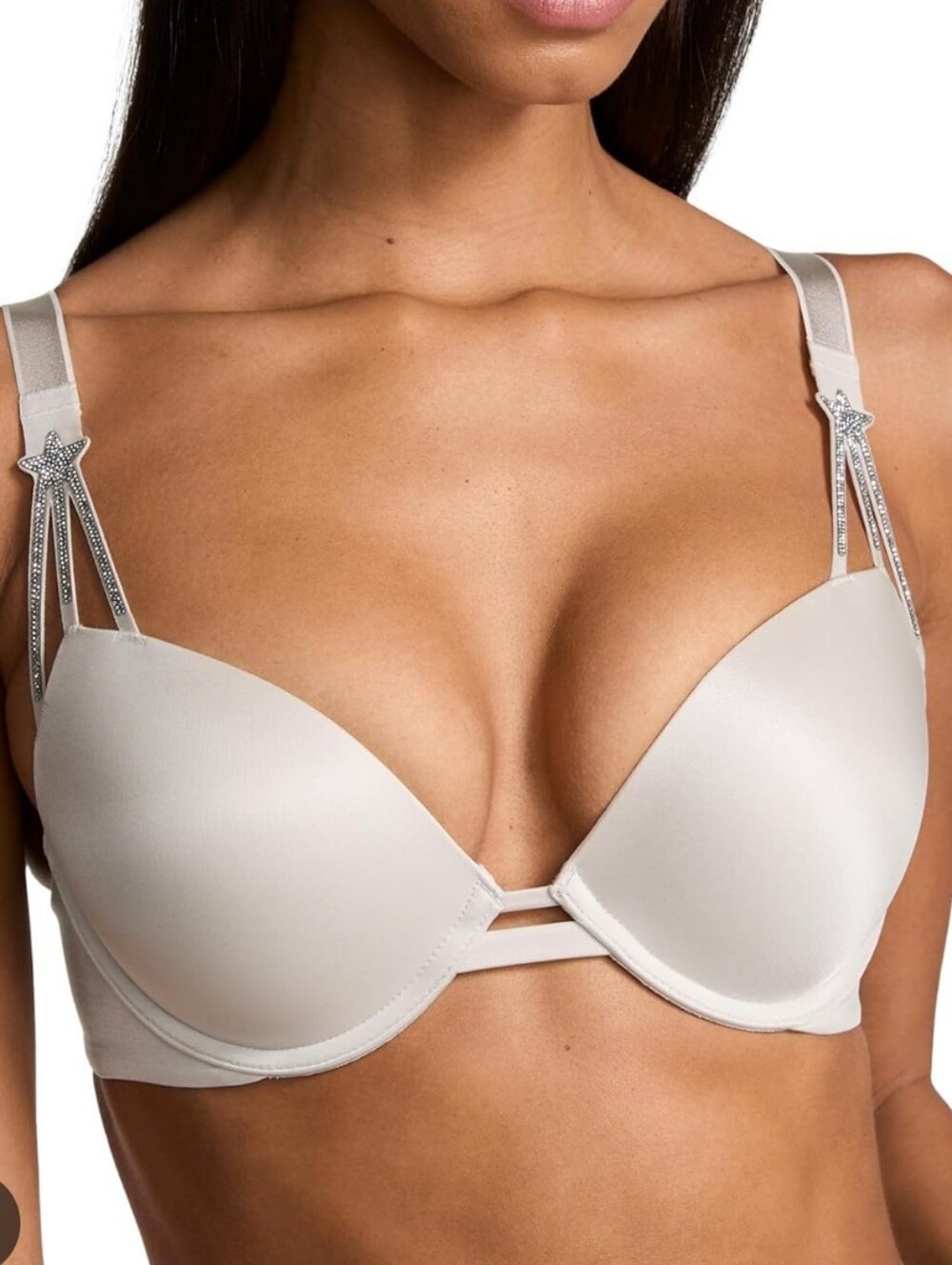 Victoria Secret Push-Up Bra with Decorative Straps -